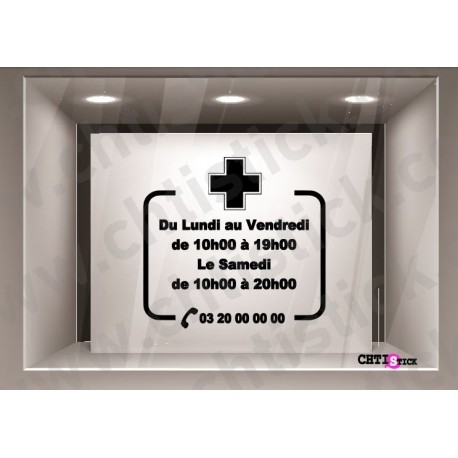 STICKER HORAIRES VETERINAIRE