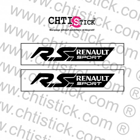 Caches plaques RS Renault Sport