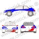 Bandes seules Peugeot 306 MAXI 