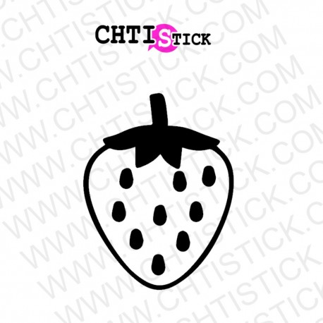 STICKER FRUIT FRAISE