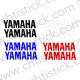 2 STICKERS YAMAHA 20 CM