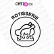 STICKERS ROTISSERIE 8