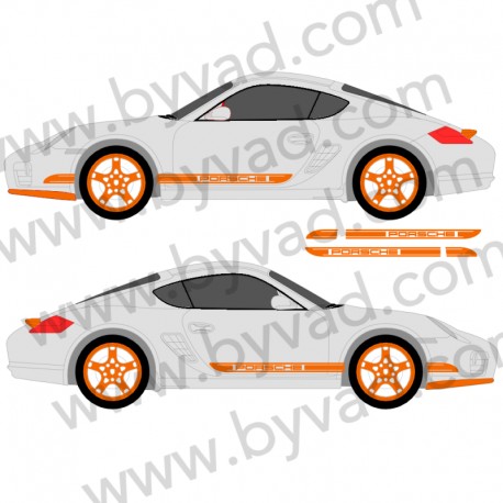 Bandes porsche cayman