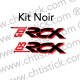 Stickers Peugeot 103 RCX Noire