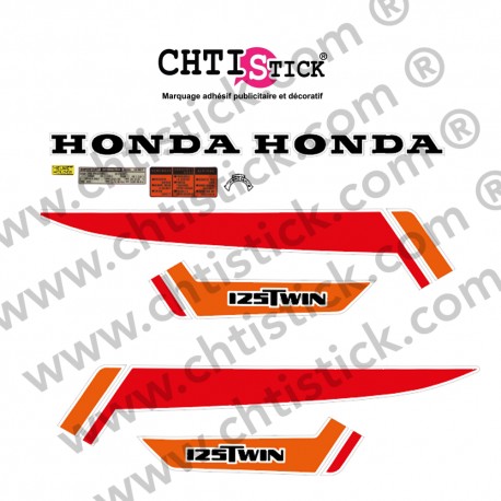 KIT HONDA 125 TWIN T2 Noire