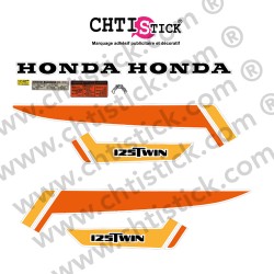 KIT HONDA 125 TWIN T2 Rouge