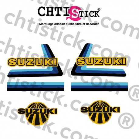 Stickers moto Suzuki 125 RM 1979