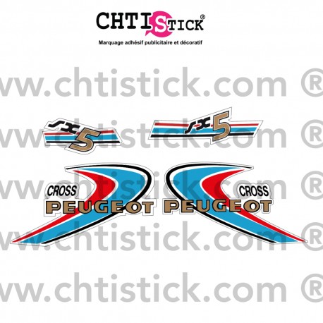 Stickers Peugeot SX5 Cross 1979